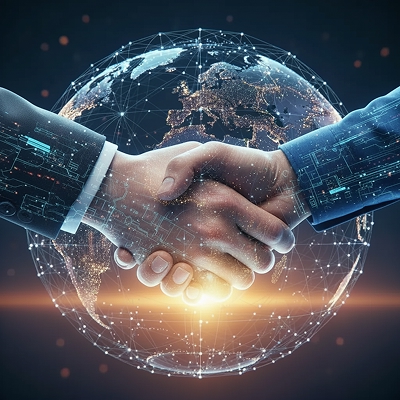 Ilustración de visión empresarial